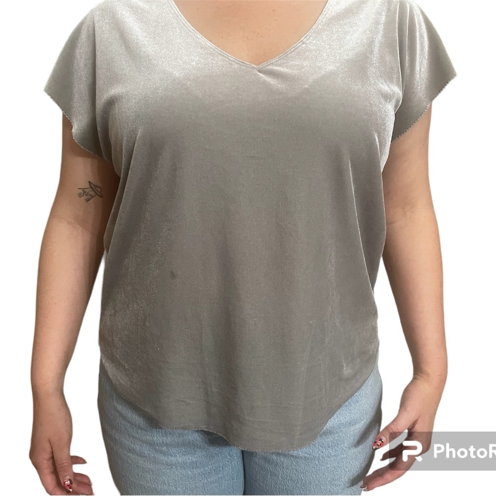 Gentle Fawn Silver Velvet Top